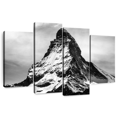 Monochromic Matterhorn Mountain