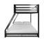 Lit superposé standard simple au-dessus d'un lit double Allam-434678620