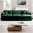 Kaoruko Oversized Modular Cushioned Sofa,With 3 Ottomans To Work As Sleeper Sofa Beds, 3-Seater Sofa With 3 Footstools-103232960