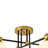 8-light Sputnik Semi Flush Mount