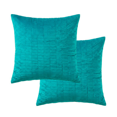 Velvet Pleated Euro Pillow Cover