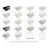 Aberdeen 72'' Double Bathroom Vanity with Top-94074354-90126235
