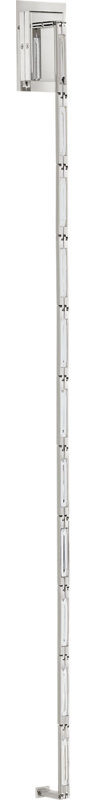 Catena Sconce, Polished Nickel, 3000, 59.2" H x 0.8" W x 0.9" D