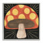 «Spooky Chic Mushroom», art de la giclée encadrée par Véronique Charron