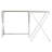 Ferro L-Shaped Metal Base Writing Desk-476321723