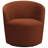 Ashwani Velvet Swivel Barrel Chair-1712270422