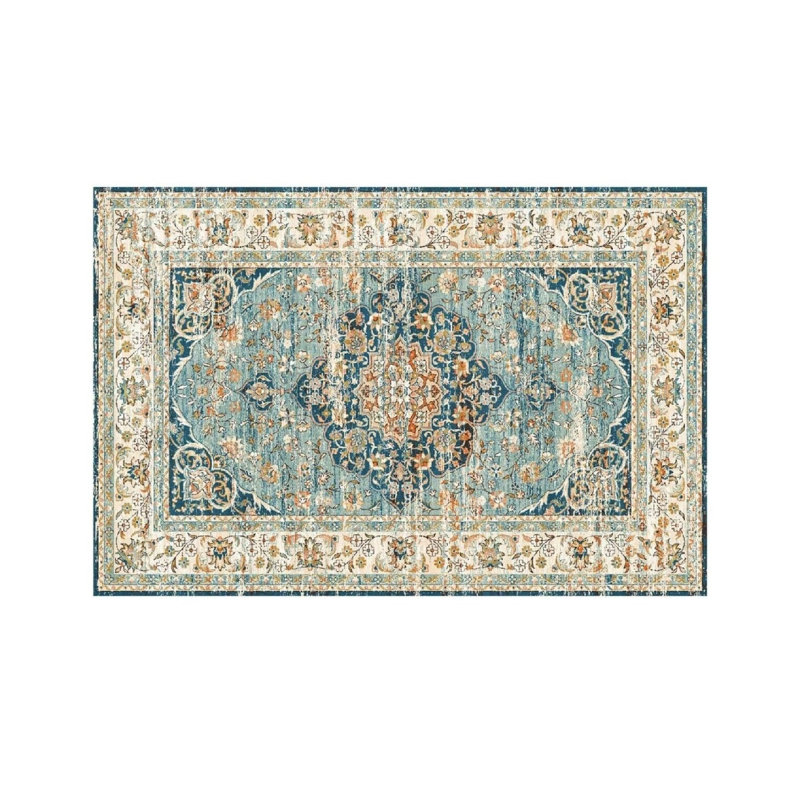 Floral Machine Tufted 150cm X 80cm Area Rug