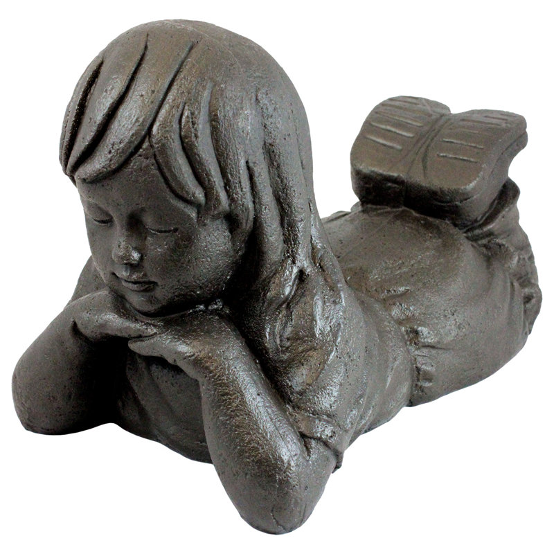 Statue Hilarion Desmond Day Dreaming Girl, Bronze