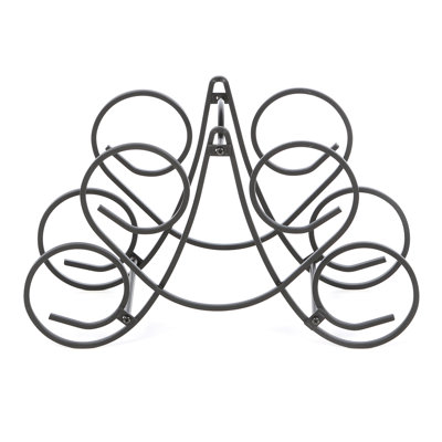 Corrales Tabletop Wine Bottle Rack in Black