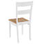 45 cm H Solid Wood Ladder Back Dining Chair