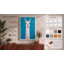 Serene Llama Portrait Modern 1 Piece Wrapped Canvas Wall Art-136716302-136716303