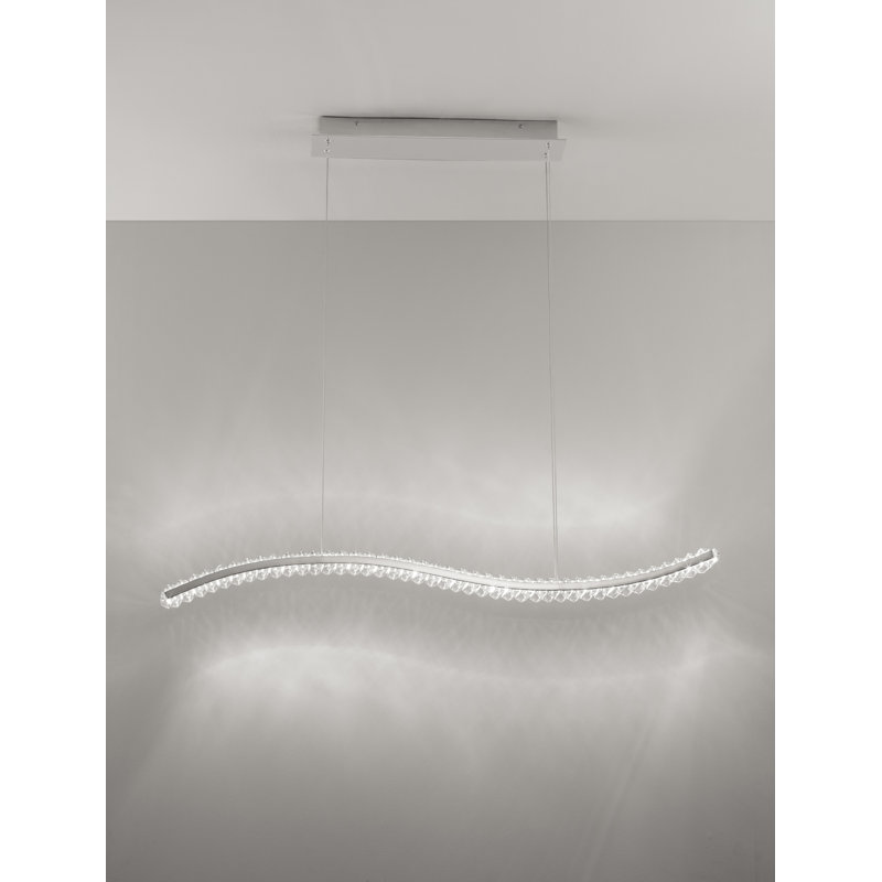 1 - Light Silver LED Novelty Pendant