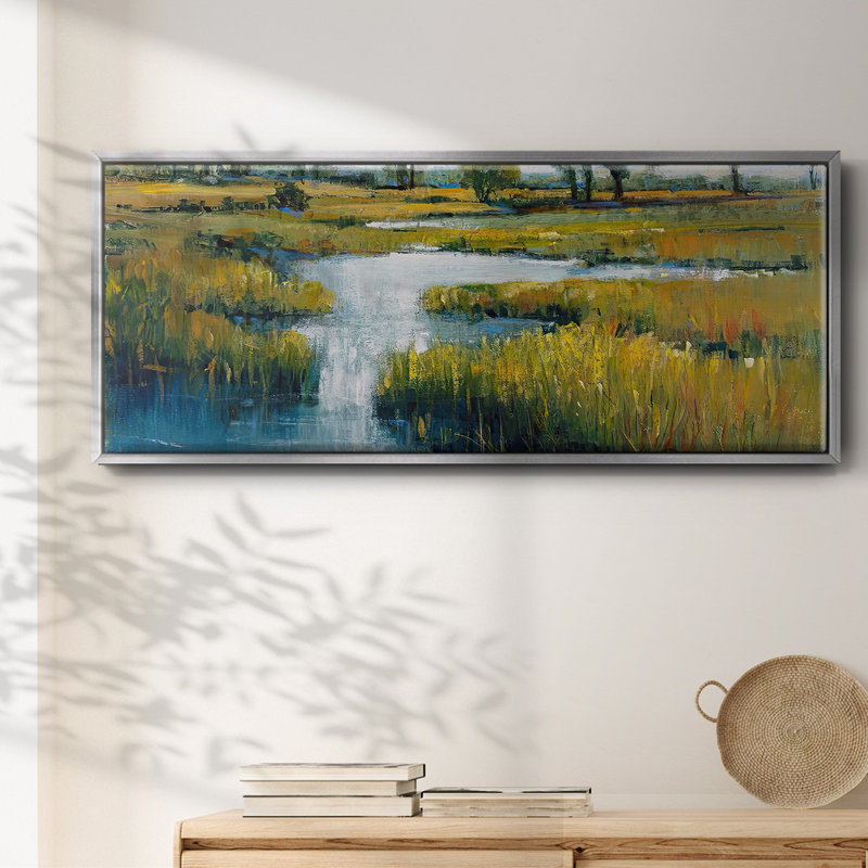 Marshland View III - Framed Canvas