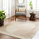Skandi Boho Rug Brown/Ivory