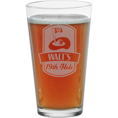 16 oz. Pinte de verre