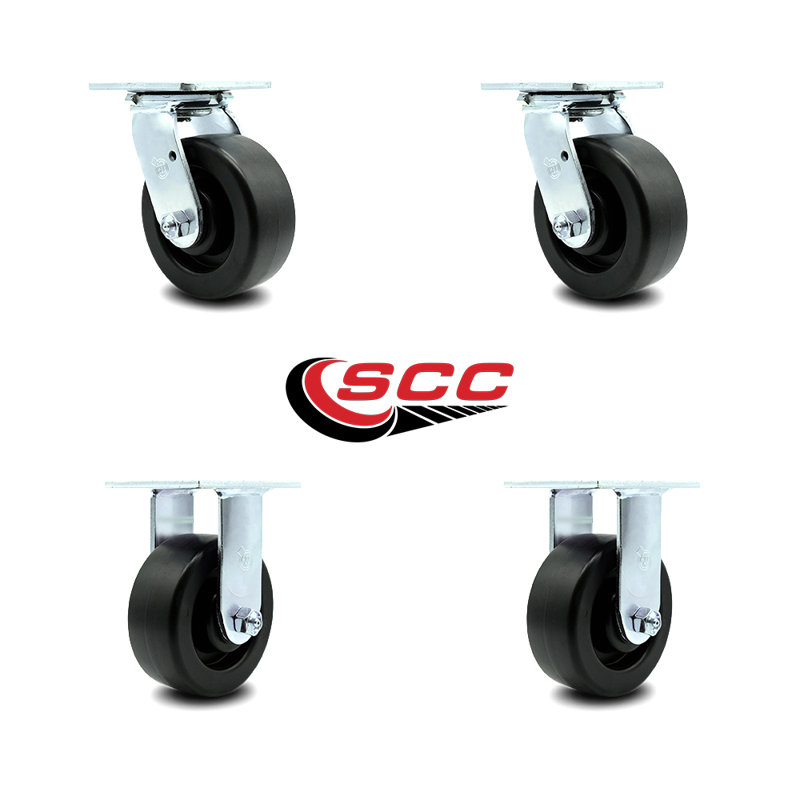 4 Piece Polyolefin Caster Set