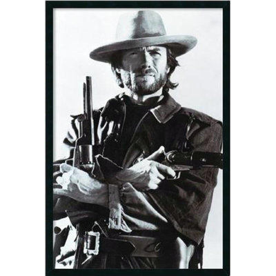 " Clint Eastwood Crossed Guns - Western Outlaw Josey Wales "