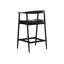 Taneishia Stool with Solid Wood Frame
