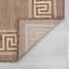 Tapis brun / crème à imprimé animal-1544160626