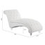 Chaise longue sans accoudoirs touffetée