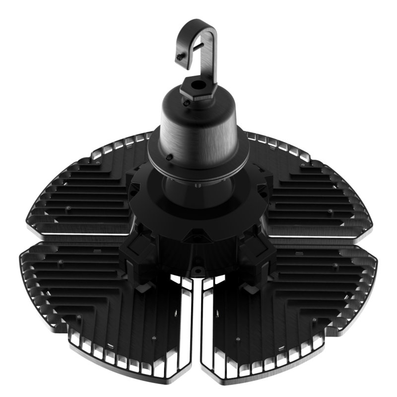 21000 Lumens (1000w Equivalent) Led 4-panel High Ceiling Light With 5 Light Color Adjustments,e39 Base