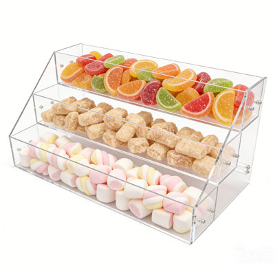 FixtureDisplays 3 Shelf Can Storage Rack