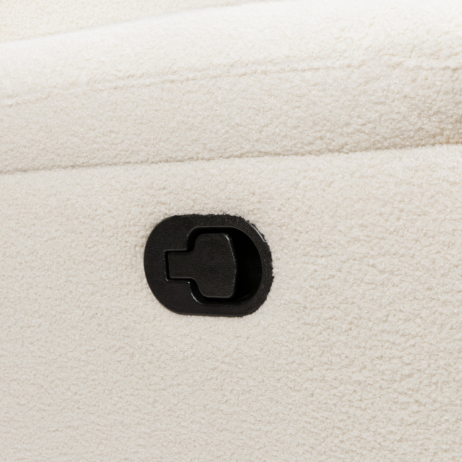 Suzy Swivel Glider, Cozy Cream Boucle