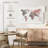 Aliaz World Map Pink Green-107921098