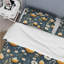Ensemble de housse de couette jaune et blanc Blooms Oasis Garden II-961186224