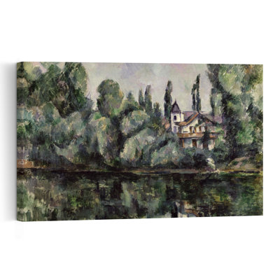 Les rives de la Marne, 1888 - Affiche murale abstraite contemporaine représentant un arbre et un paysage