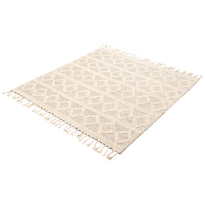 Tapis crème Sienna 6 pi 2 po x 6 pi 2 po