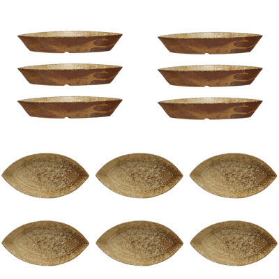 Stoneware Plate Reactive Glaze
