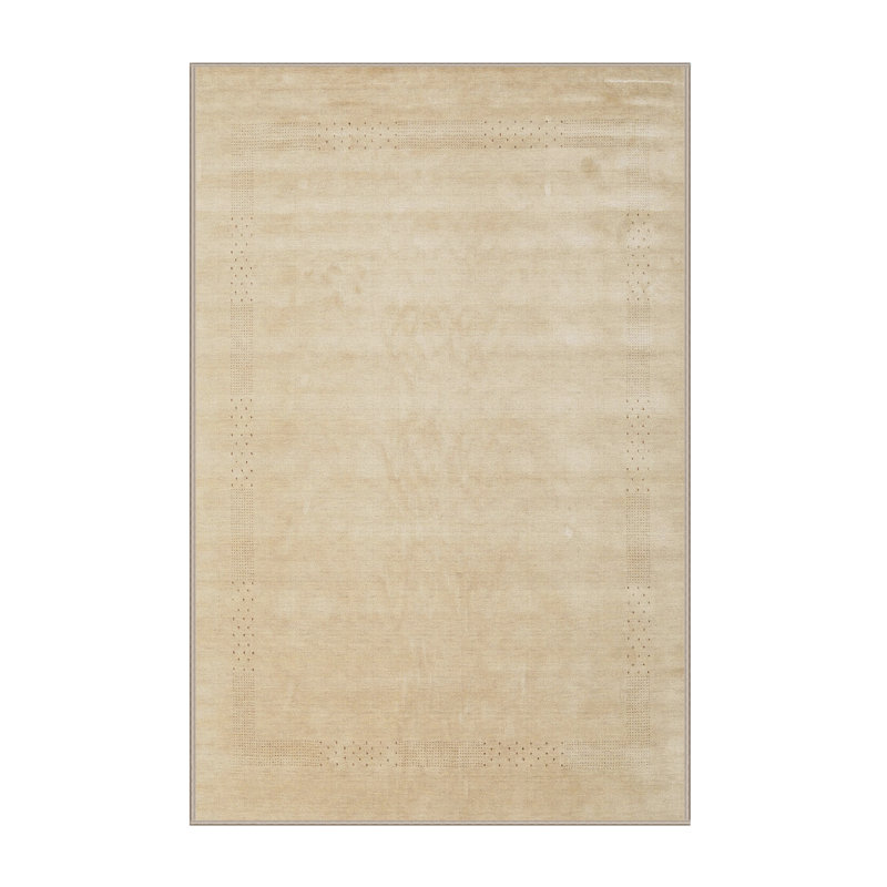 Surface beige contemporaine tapis, Rectangle 3 pi x 5 pi