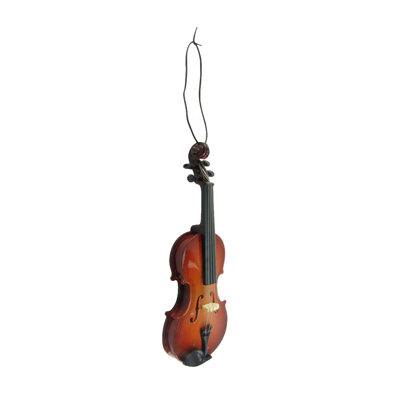 Ornement figurine violin de musique à suspendre
