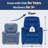 Goggin Kids Recliner with Anti-Tilt, Two Cup Holder, Fabric Upholstered-1257101580