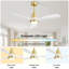 Ventilateur de plafond 48 pouces avec 3 lumières et ventilateur de plafond en bois-1060717625-1060717606