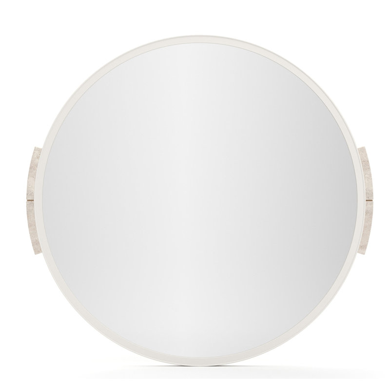 Overlap Wall Mirror Light, Latte