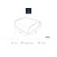 Calme Jardin Upholstered Outdoor Ottoman-86476315