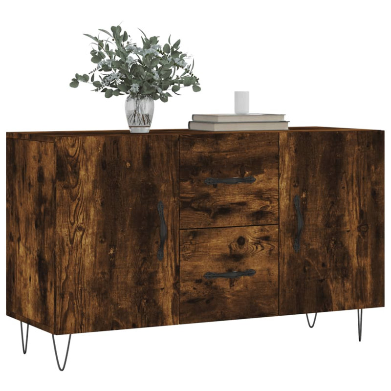 Marbut Sideboard 100x36x60 cm Engineered Wood, Smoked Oak