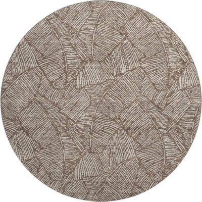Premium Machine Washable Prisco Brown Rug