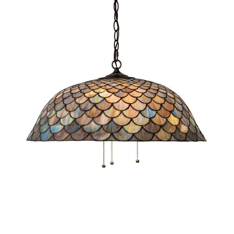 Padraig 3 - Light Pendant, Green/Blue
