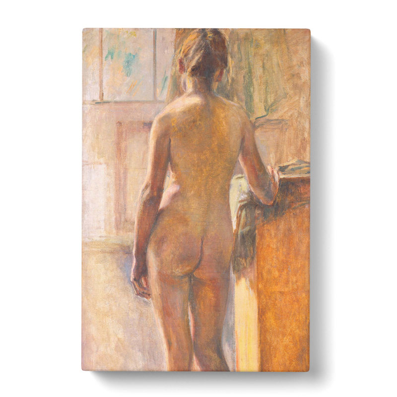 Nude Woman by Kuroda Seiki - Painting, 76cm H x 50cm W x 3cm D, Wrapped Canvas
