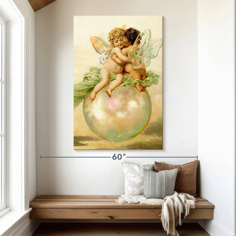 Hardie Angel Babies, 51" H x 34" W