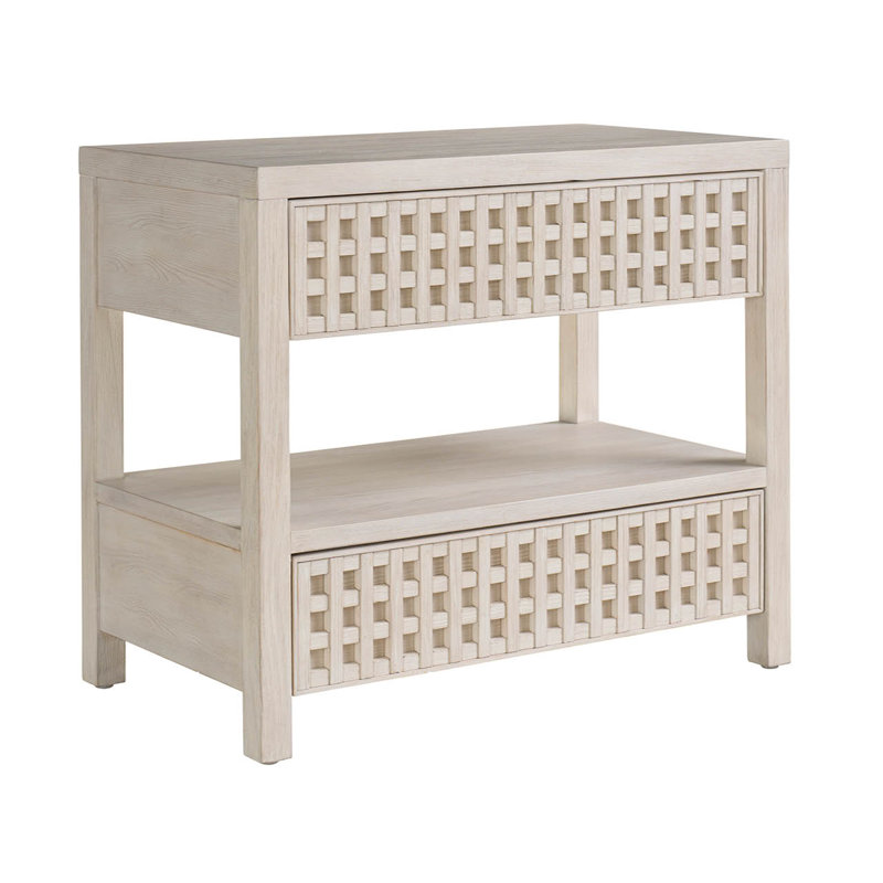 Dwell 2 - Drawer Nightstand, Ivory