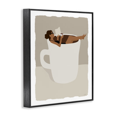 «Morning Coffee Minimalisme», estampe numérique de Natalie Carpentieri