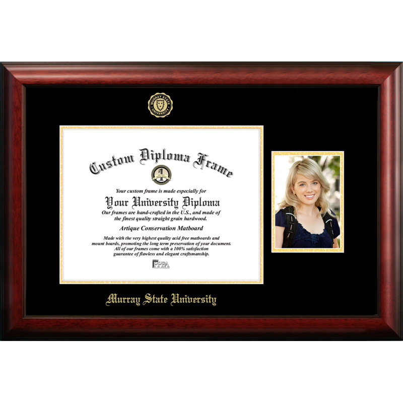 Murray State University Embossed Diploma Picture Frame