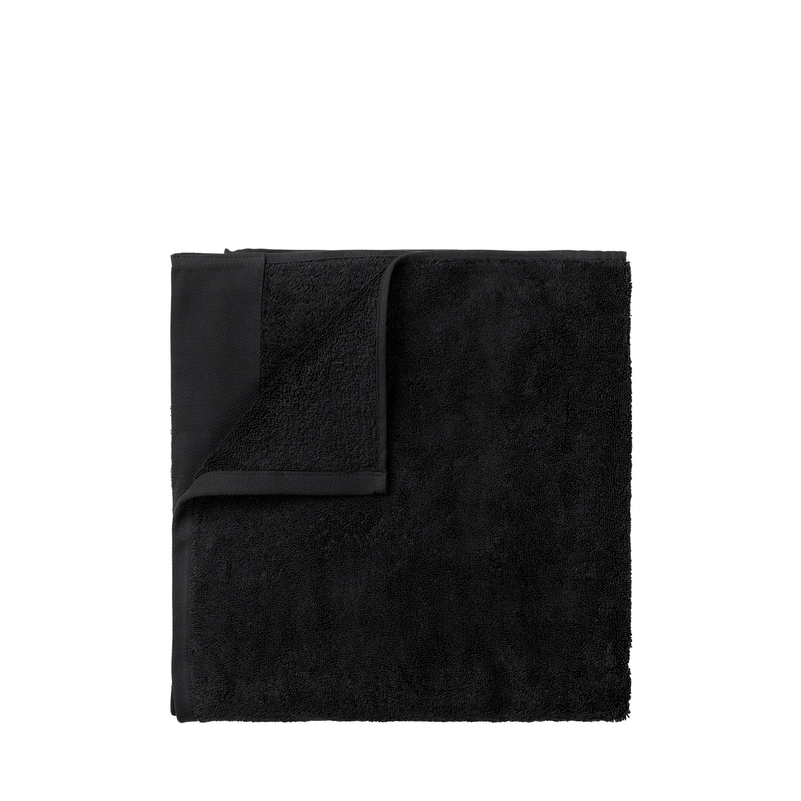 RIVA 100% Organic Cotton Hand Towel, Black