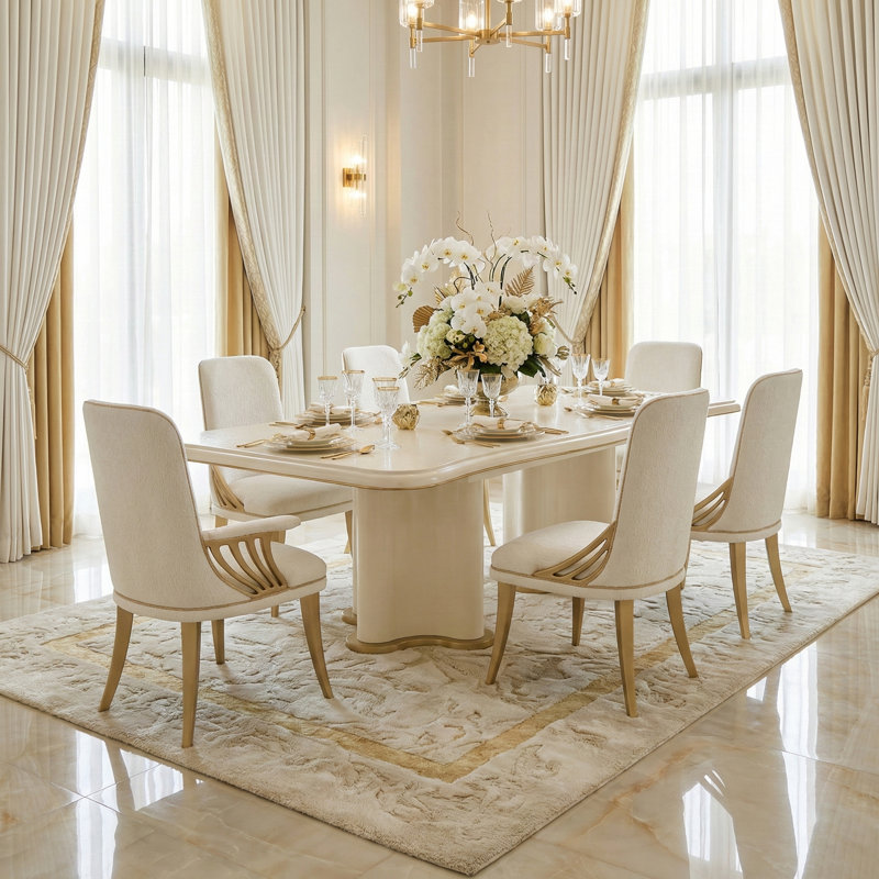 La Terrazza Dining Side Chair - Creamy Pearl