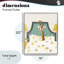 Good Morning Giraffe in Bed, giclée encadrée, design par Leah Straatsma-834846272-834846303