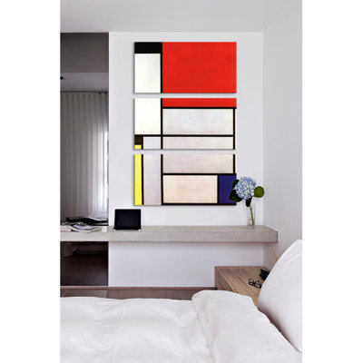 « tableau l, 1921 » par piet mondrian-reproduction d’impression sur toile tendue